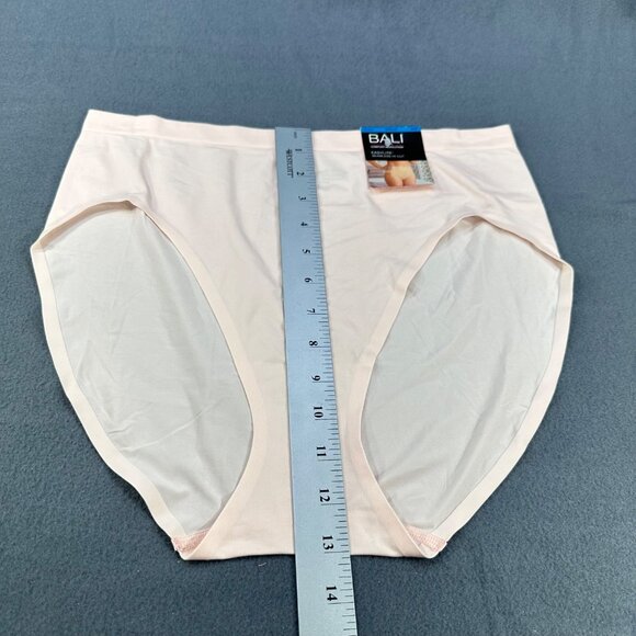 Bali Women's Size 2X 9 Panty Hi Cut Comfort Revolution Easylite Light Pink New - Picture 7 of 8